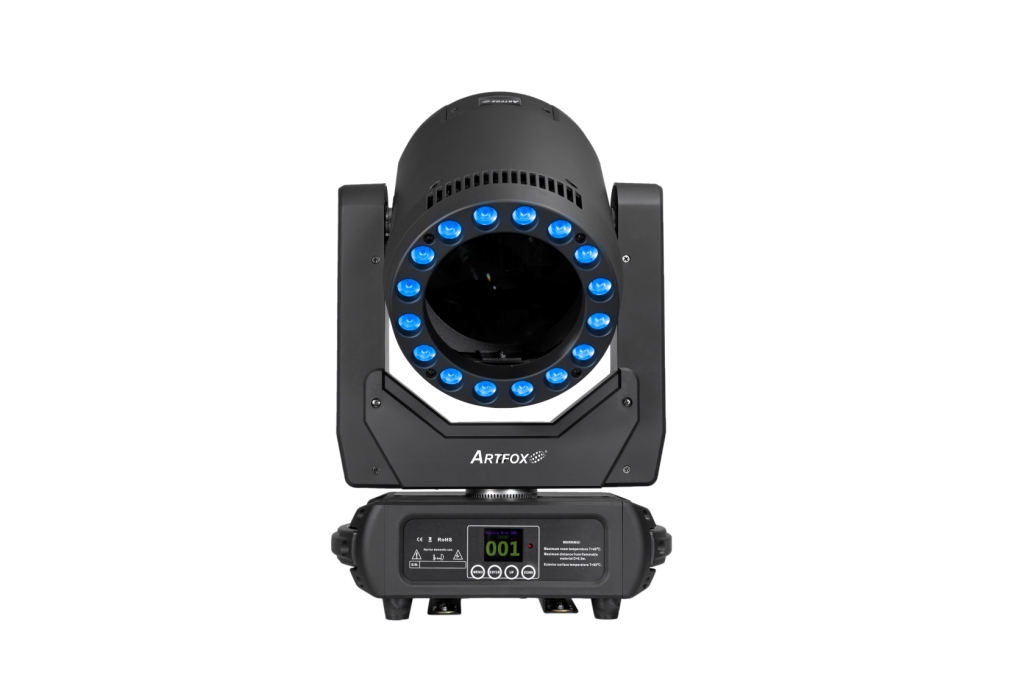 Moving Head Light:LED 300W, Super bright beam, 2 prisms, 2 gobo wheels,LED full color wash